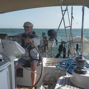 27 mei 2026. Onderweg van Oostende naar Nieuwpoort.