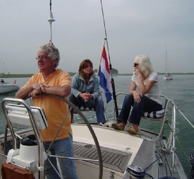 Op het Veerse Meer is het aangenaam zacht weer