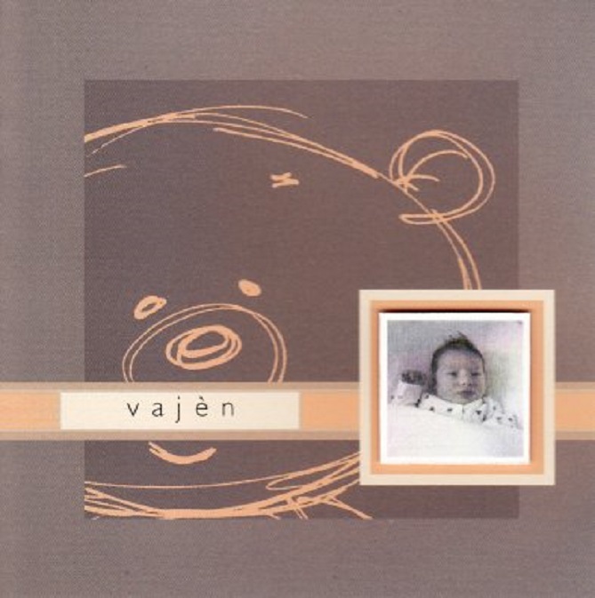 Geboortekaartje van de dochter van Tessa & Jeffrey