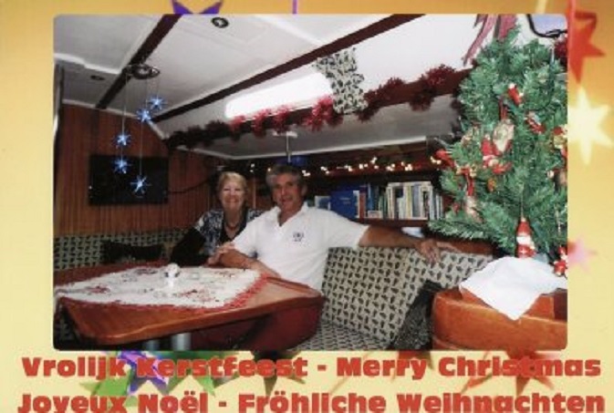 Kerstgroet van Jaap & Diana van de Kiara