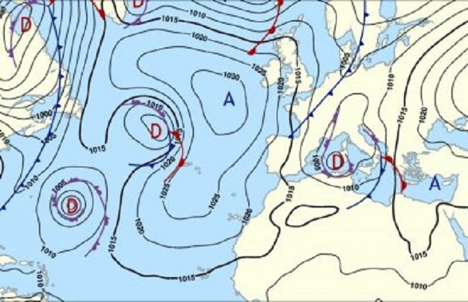 Bron: Meteo marine.fr 19-11-2013