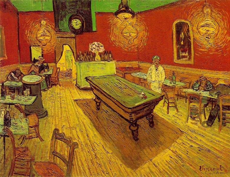 'Het nachtcafé', Vincent van Gogh, 1888