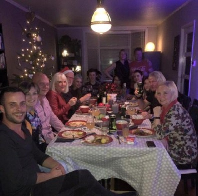 Kerstdiner bij Derrick & Nicky in Tuindorp Oostzaan