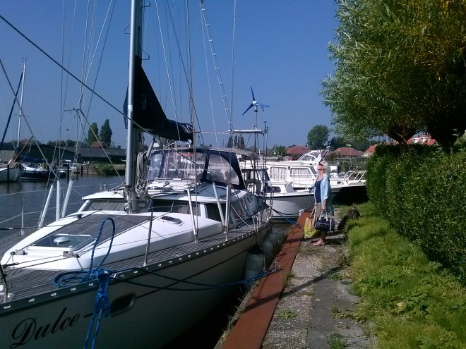 Na ruim zes weken zien we in Franeker onze Dulce terug.