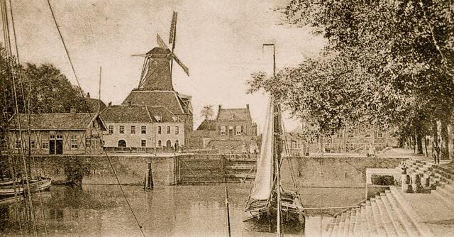 De sluiskom in Gorcum anno 1902.