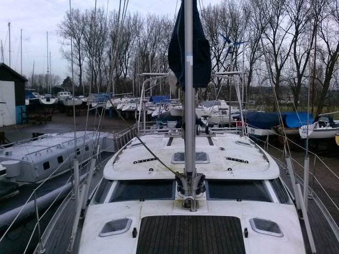 Dulce op de wal in Jachtwerf Rexwinkel in Numansdorp.