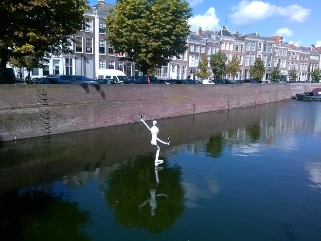 'To Reflect', van Anne-Marie van Sprang, Prins Hendrikdok, Middelburg.
