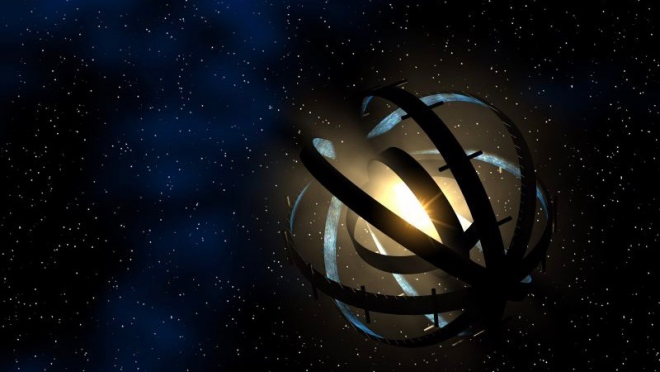 Geen Dyson Sphere of Ring om Tabby's Star (afbeelding van DailyGalaxy.com).l