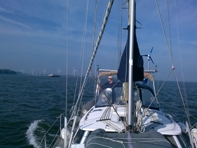 Afscheid van het Hollands Diep.