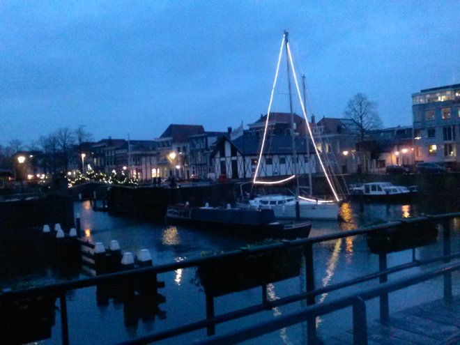 Onze boot op 13-12-2017.