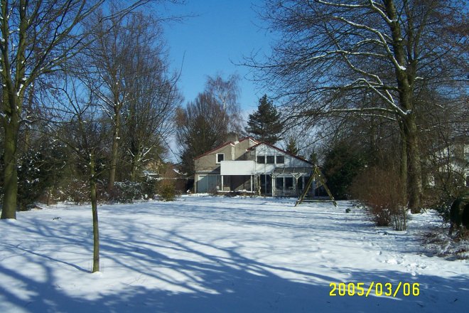 Ons huis in Deil, winter 2005.