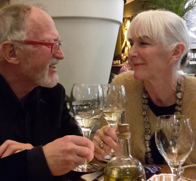 Bij restaurant 'Vis en meer' in de Drieharingstraat, Utrecht.