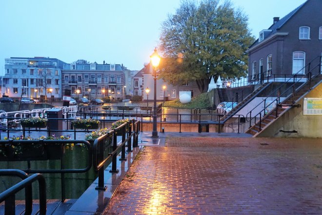 Regen in de vroege ochtend