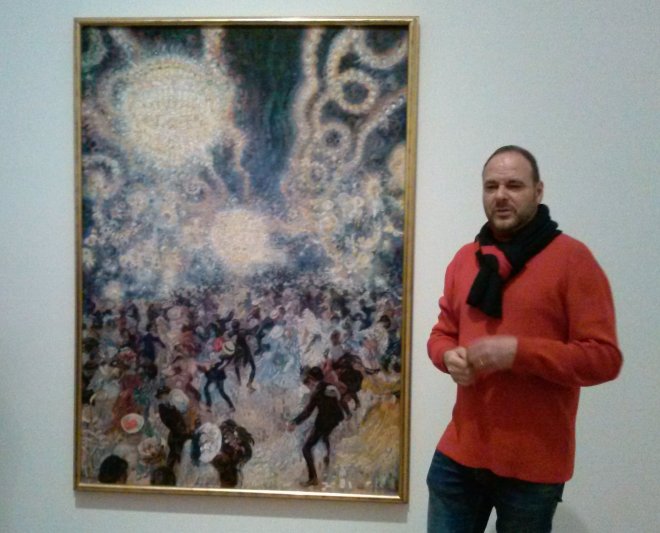 KLU-docent Barry Heinrichs bij het 