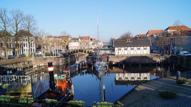 Vandaag een zonovergoten Lingehaven (foto: Ruud van Engelen)