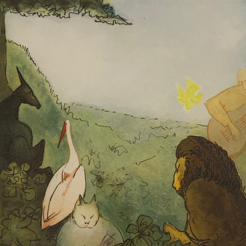 'Orpheus met dieren' (circa 1981) van Constant Nieuwenhuijs.