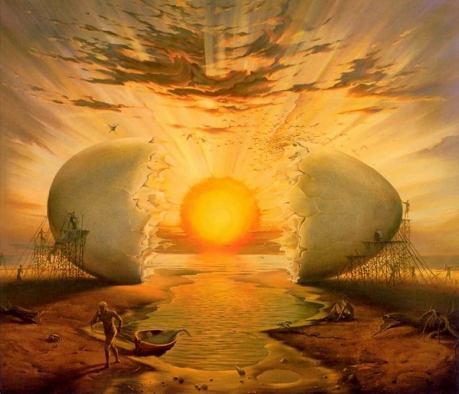 Een schilderij van Salvador Dali (titel?)